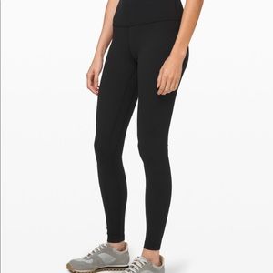 Lululemon black align leggings 25 inch